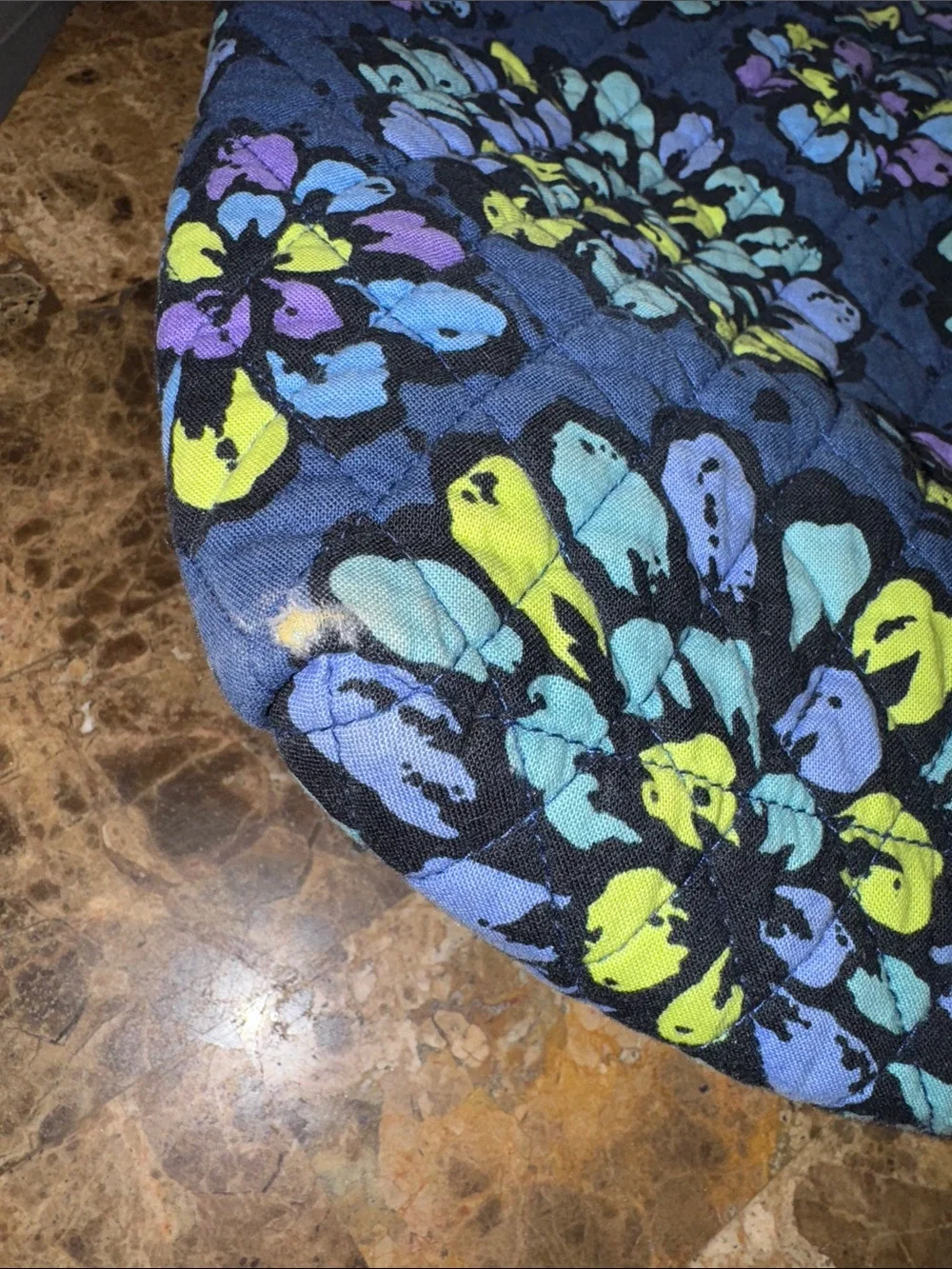 Vera Bradley Indigo Pop Blue Flower (retired) Tote Bag
